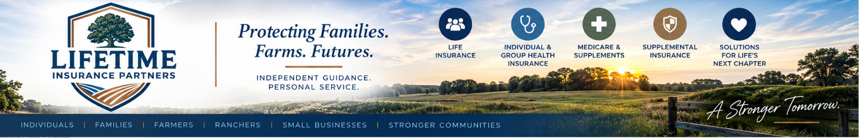 Lifetime Insurance Partners — Protecting Families. Farms. Futures.
